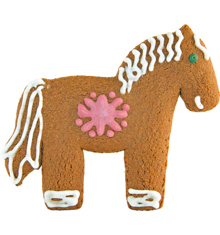 Имбирный пряник — лошадка